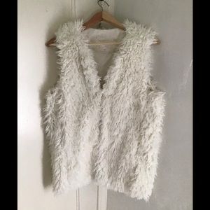 Vest soft fo sheep skin